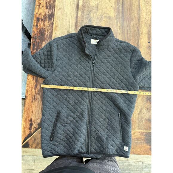 Marine Layer Women's Charcoal Gray Corbet Quilted Full Zip Jacket Size Medium - Picture 3 of 5